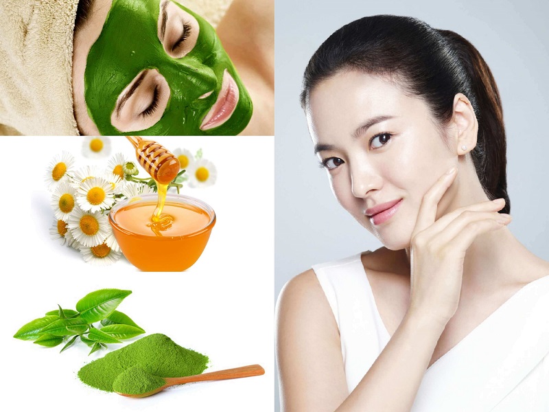 Đắp mặt nạ trà xanh hàng ngày đã thở thành một hoạt động thiết yếu của các chị em.