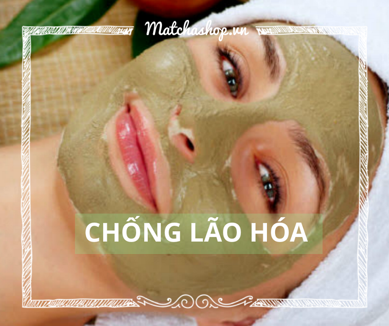 Đắp mặt nạ trà xanh Nhật Bản chống lão hóa, xóa nếp nhăn