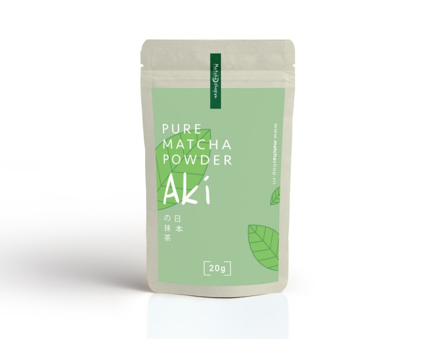 Dùng bột Matcha Aki làm mặt nạ matcha mật ong