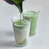 Cách làm latte sữa yến mạch matcha (nóng hoặc đá)